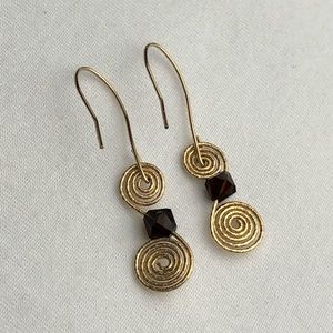 🐷 Handmade Wire Wrapped Dangling Earrings
